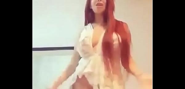  Damn Hot Drunk Arab Girl Dancing